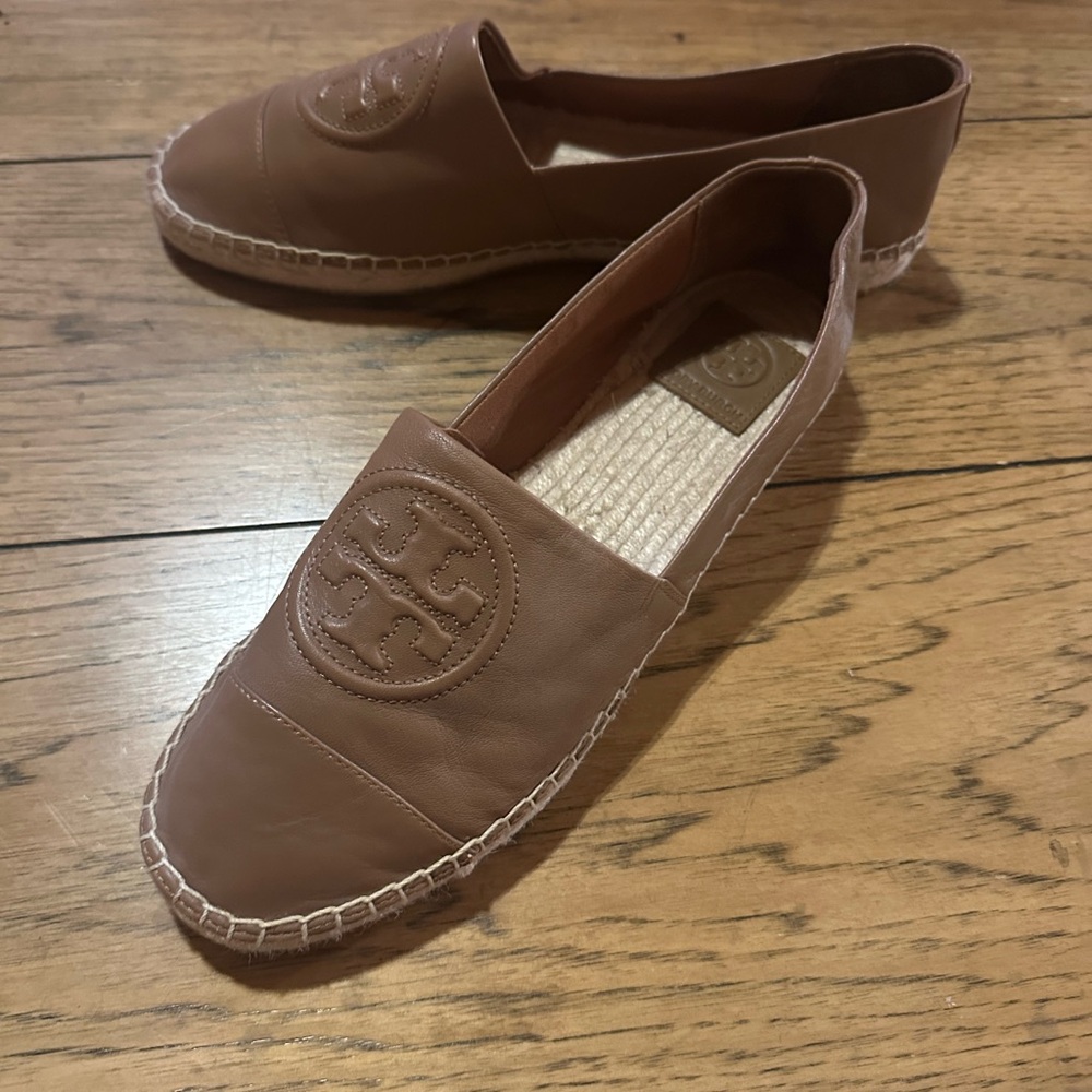 Tory Burch Tan Espadrilles